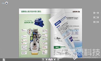 電子翻書界面